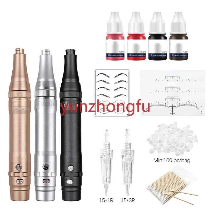 M7 3.0 Semi Digital Cordless Eyebrow Tattoo Microshading Permanent Makeup PMU Machine