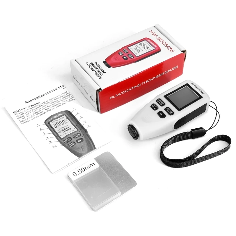 Painting Detector LCD Car Coating Thickness Gauge Digital Calibration HW300-MINI