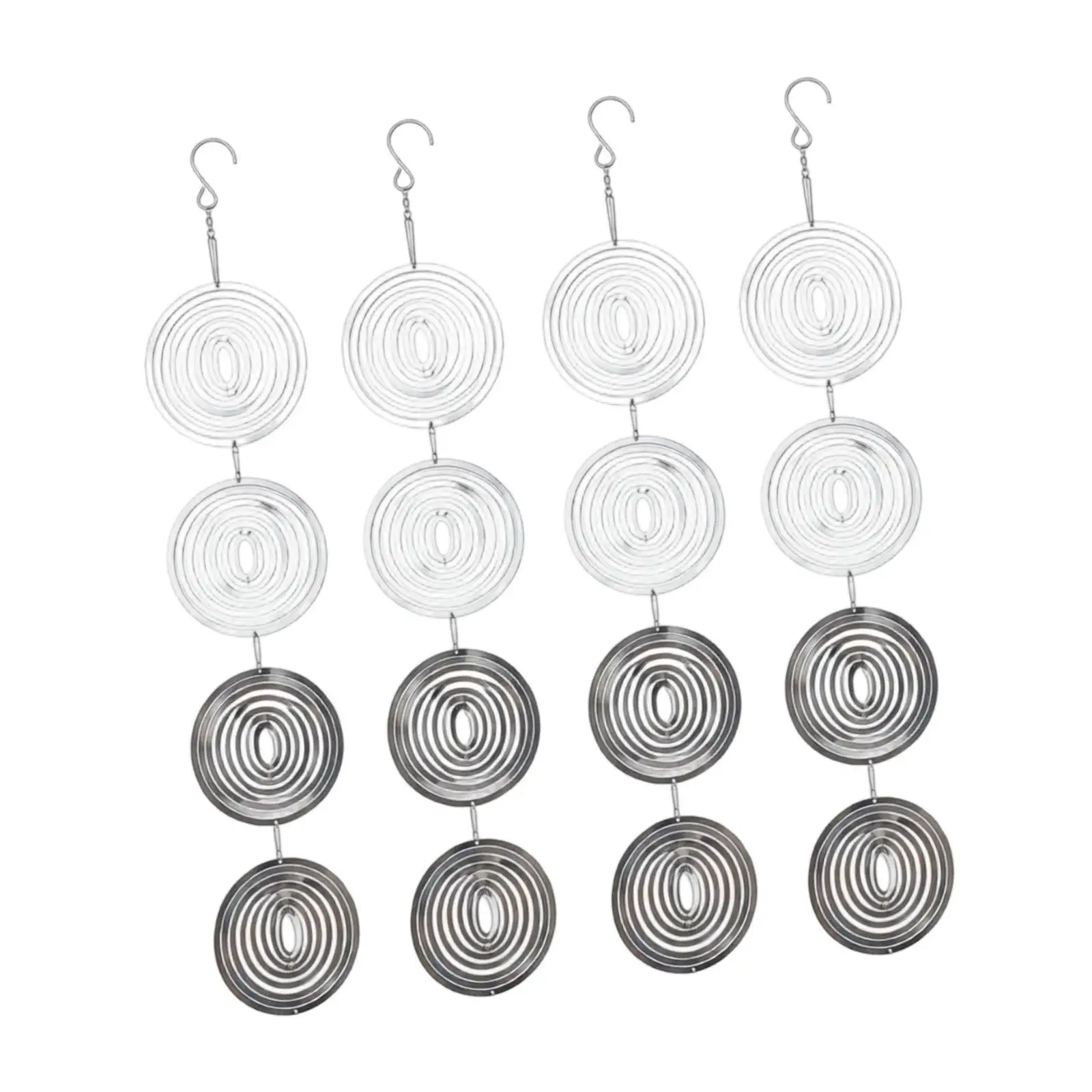 Garden Bird Deterrents 360 Degree Rotating Wind Spinner Stainless Steel Bird Repellent for Balcony Yard