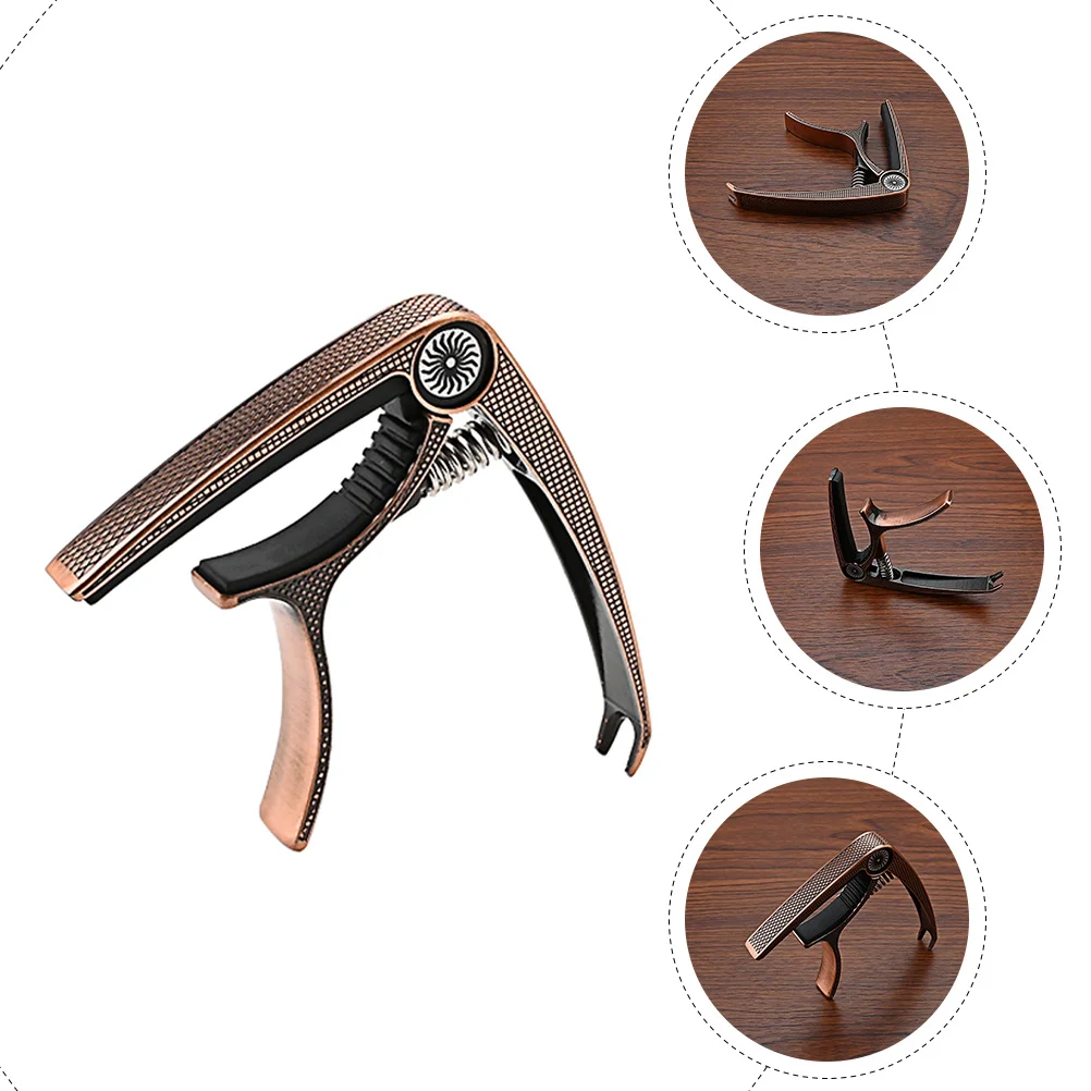 

Metal Guitar Capo Portable Tone Modified Clip For Acoustic Electric Guitar Durable Spring Clamp Music Accessory