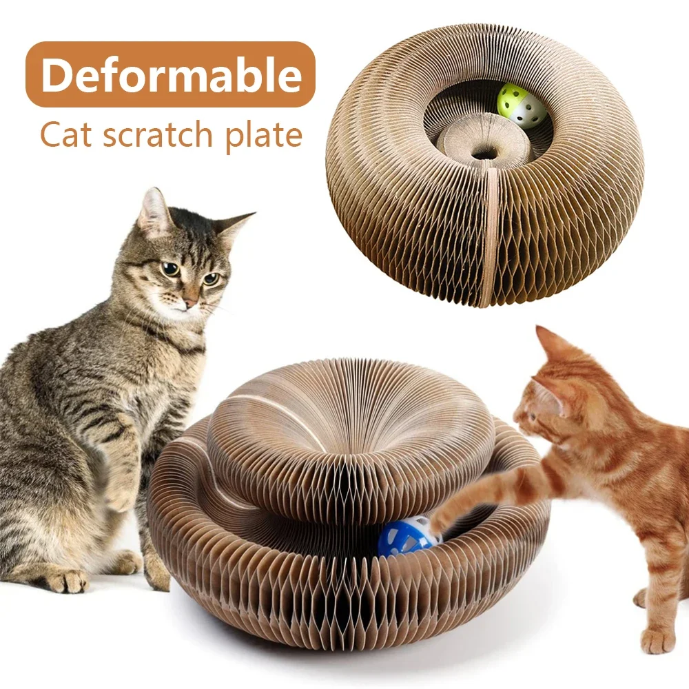 Orgel Katze Kratzbrett Interaktives Spielzeug mit Glocke Katze Schleifklaue Katze Klettergestell Verschleißfestes Katzenspielzeug Katzenzubehör
