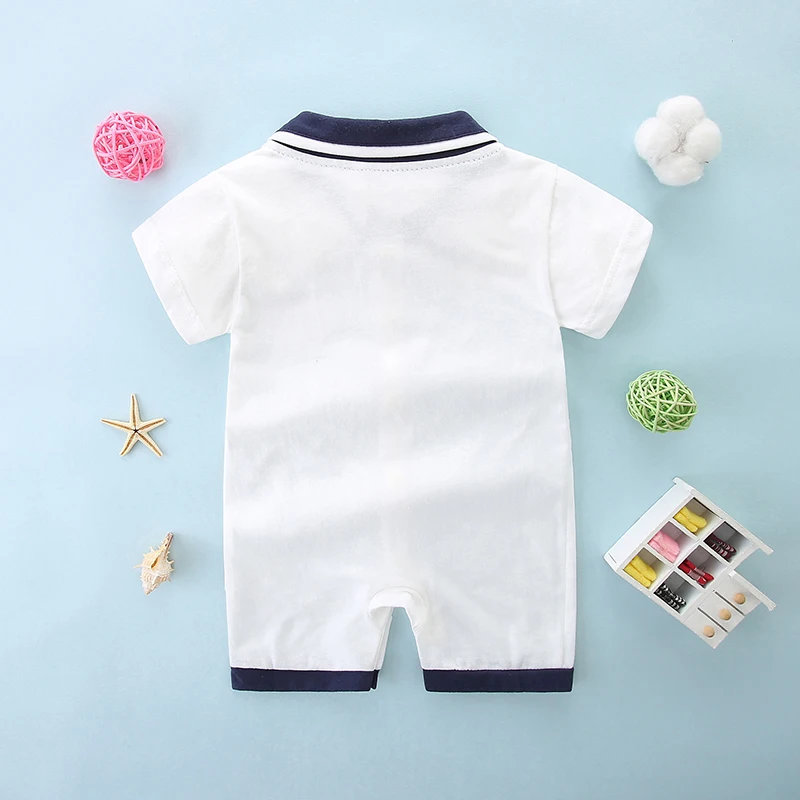 Fashionable Baby Boy Jumpsuit New Thin Baby Clothes Newborn Air-conditioned Clothes Pure Cotton Crawling Clothes