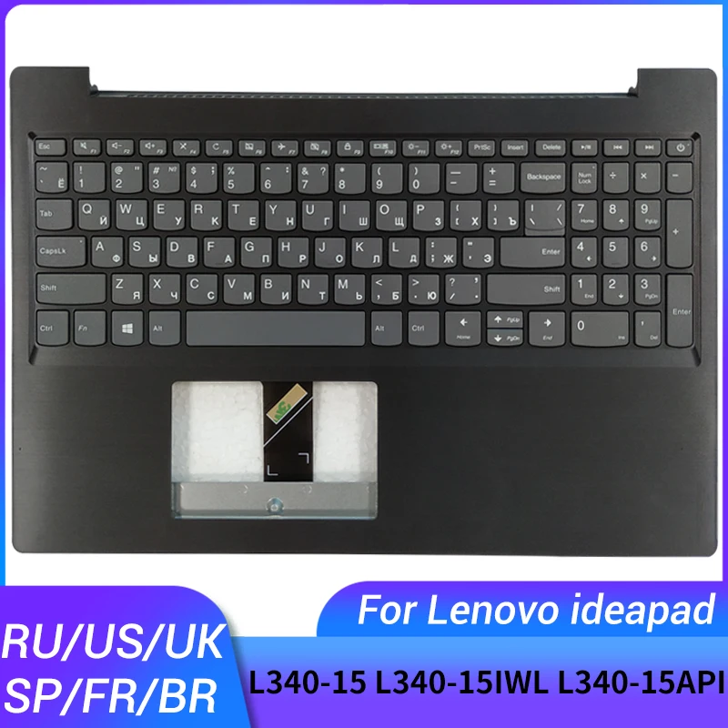 

NEW for Lenovo ideapad L340-15 L340-15iwl L340-15API Russian/US/UK/Spanish/Brazil/French laptop keyboard palmrest upper cover