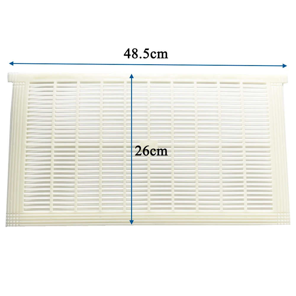 5PCS Queen Vertical Type Partitioned Anti Escape Beekeeping Barrier Sheet Plastic 48.5*26cm For Apis Mellifera Raising Bee Frame