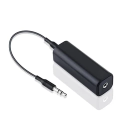 DX11 Ground Loop Noise Filter Isolator &3.5mm Cable for Home Stereo Car Audio System Eliminating Buzzing Noise Car Spare Part