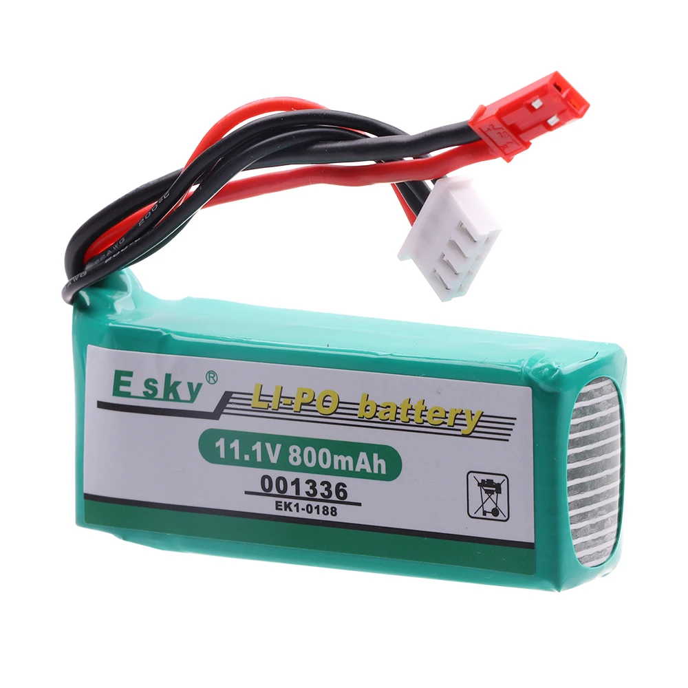 Akumulator 11.1V 800mAh do Esky EK1-0188 001336 Big LAMA E020/E515A helikopter dla Model samolotu 1/2/3/4/5PCS