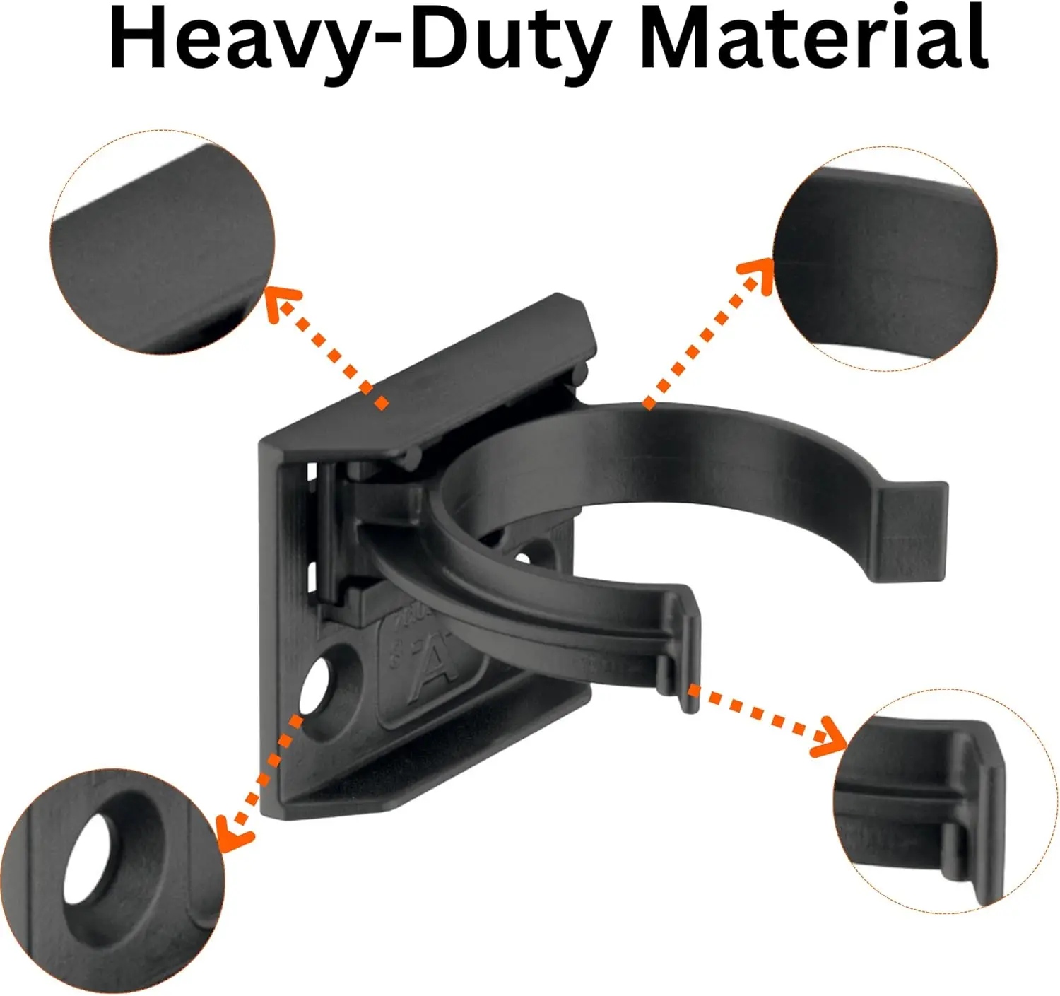 Heavy-Duty Plastic Kitchen Plinth Clips with Bracket 10PCS -  2 x 3.5mm Countersunk Screws for Installation Heights from 80mm