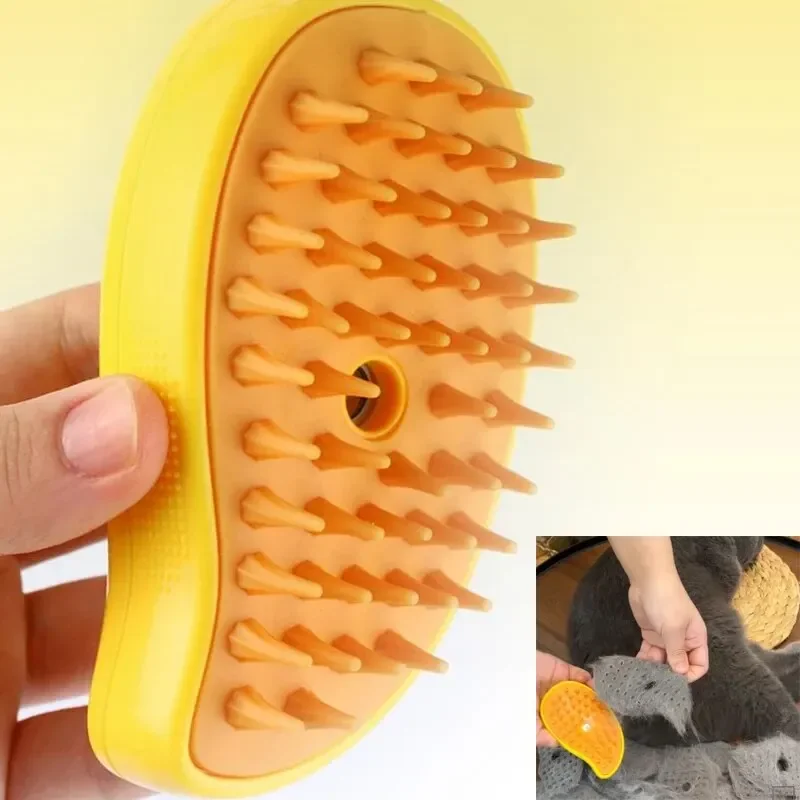 Cat Steam Brush Dog Massage Comb 3 in 1 Electric Spray Brush Pet Hair Removal Combs for Dogs Grooming Brush Supplies