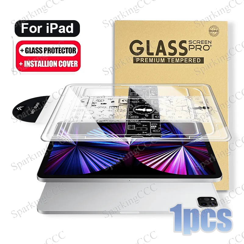 

1Pack for Apple iPad Air 13-in.(M3) One-click film application tablet screen protector - Smooth touch, oil-resistant,ultra clear