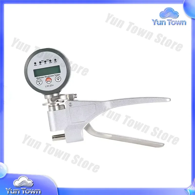Digital Portable Webster Hardness Tester for LW-20+ Aluminum Alloy Metal Hardness Meter 0-20 HW for hardness testing