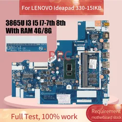 5B20R19898 For LENOVO Ideapad 320-15IKB 330-15IKB 330-17IKB Laptop Motherboard NM-B451 I3 I5 I7 4G DDR4 Notebook Mainboard