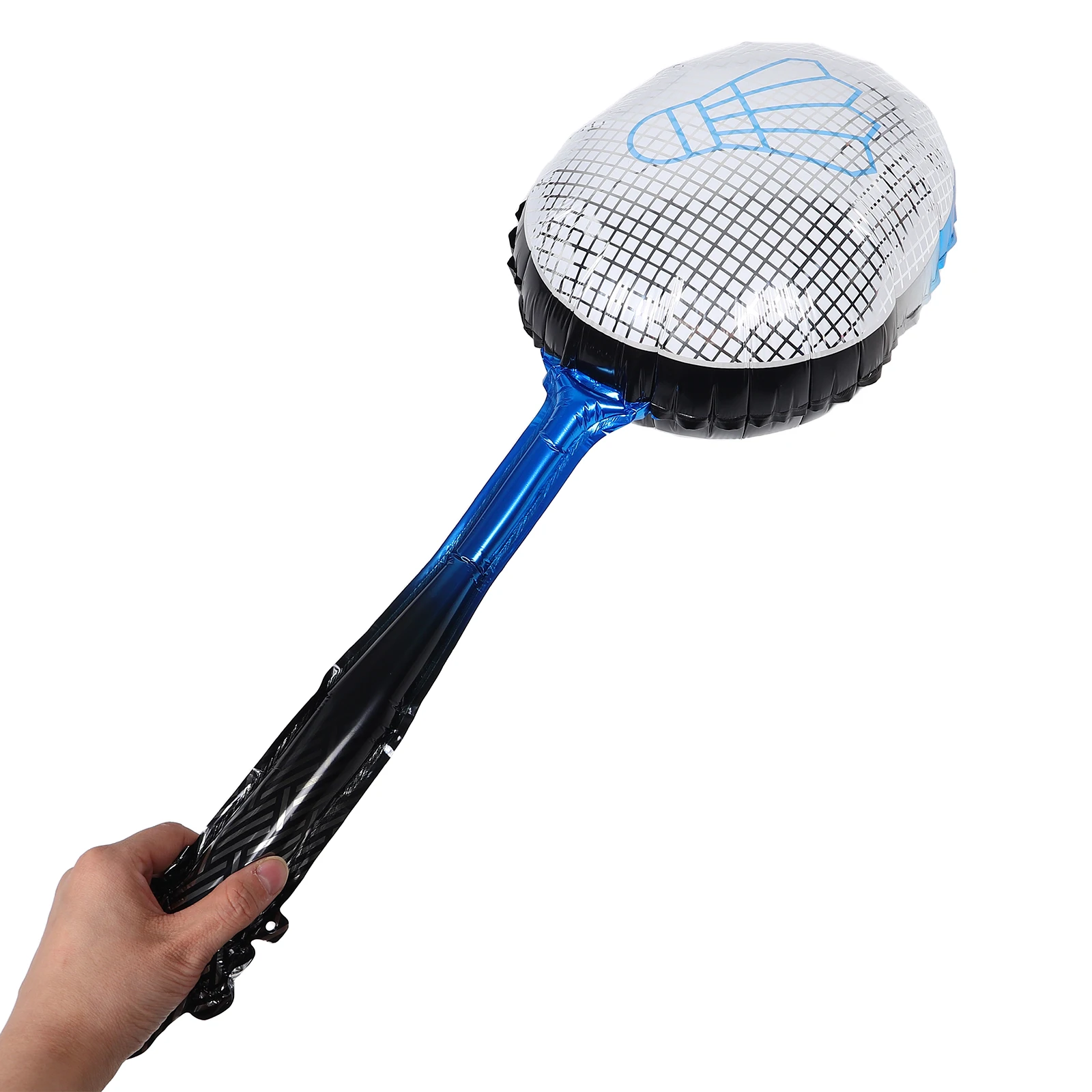 

1 set 1 set Inflatable Badminton Balloons Lightweight Portable Aluminum Foil Party Decoration Hangable Sports Birthday Balloon