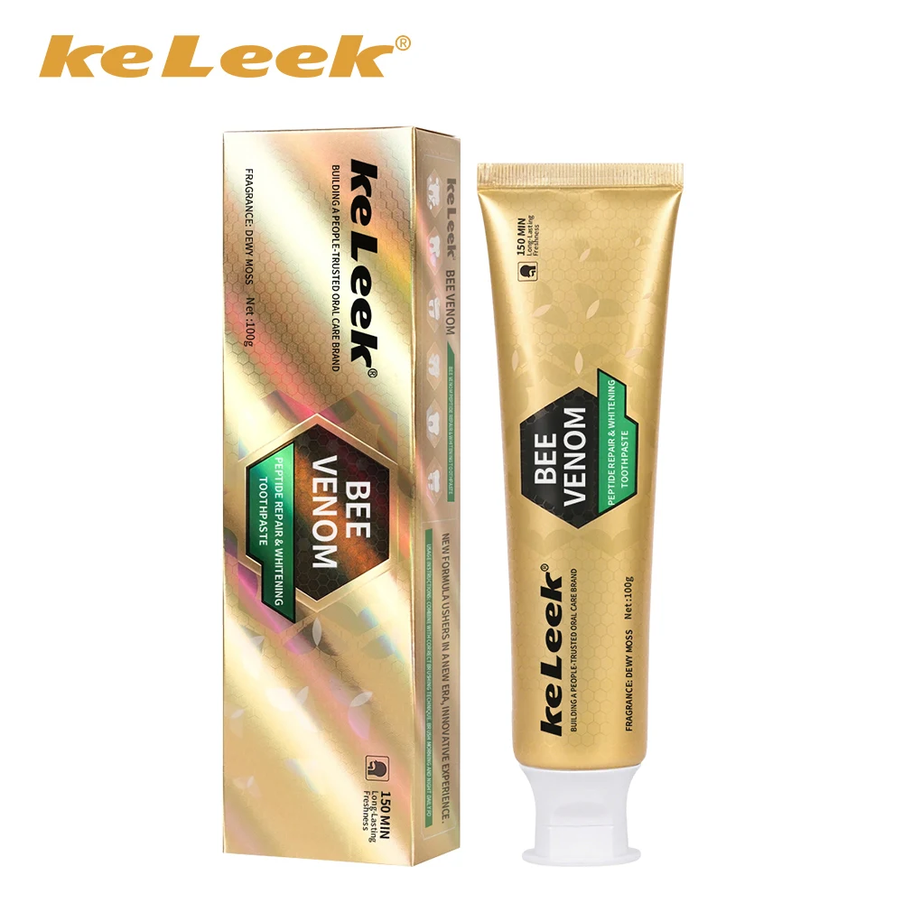 KeLeek Bright Smile Toothpaste Mint Deep Clean Teeth Whitening Fresh Breath Gum Care Oral Health Gentle Non Irritating
