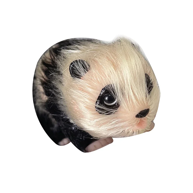 Panda en silicone pour tout le corps de 5 pouces Panda réaliste mignon Panda Reborn