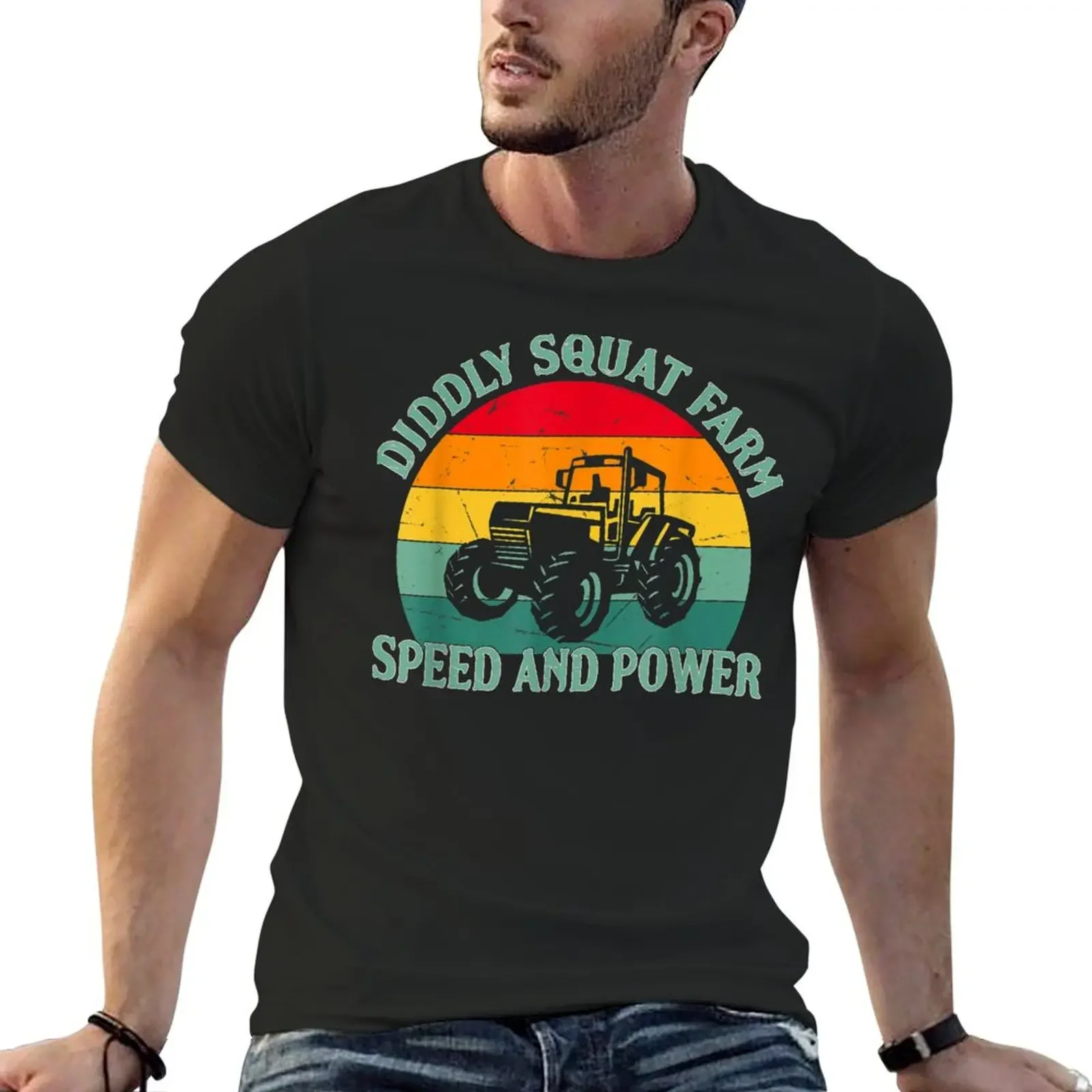 Diddly Squat Farm Speed And Power Perfect Tractor Vintage T-Shirt vintage anime shirt summer clothes vintage men clothes