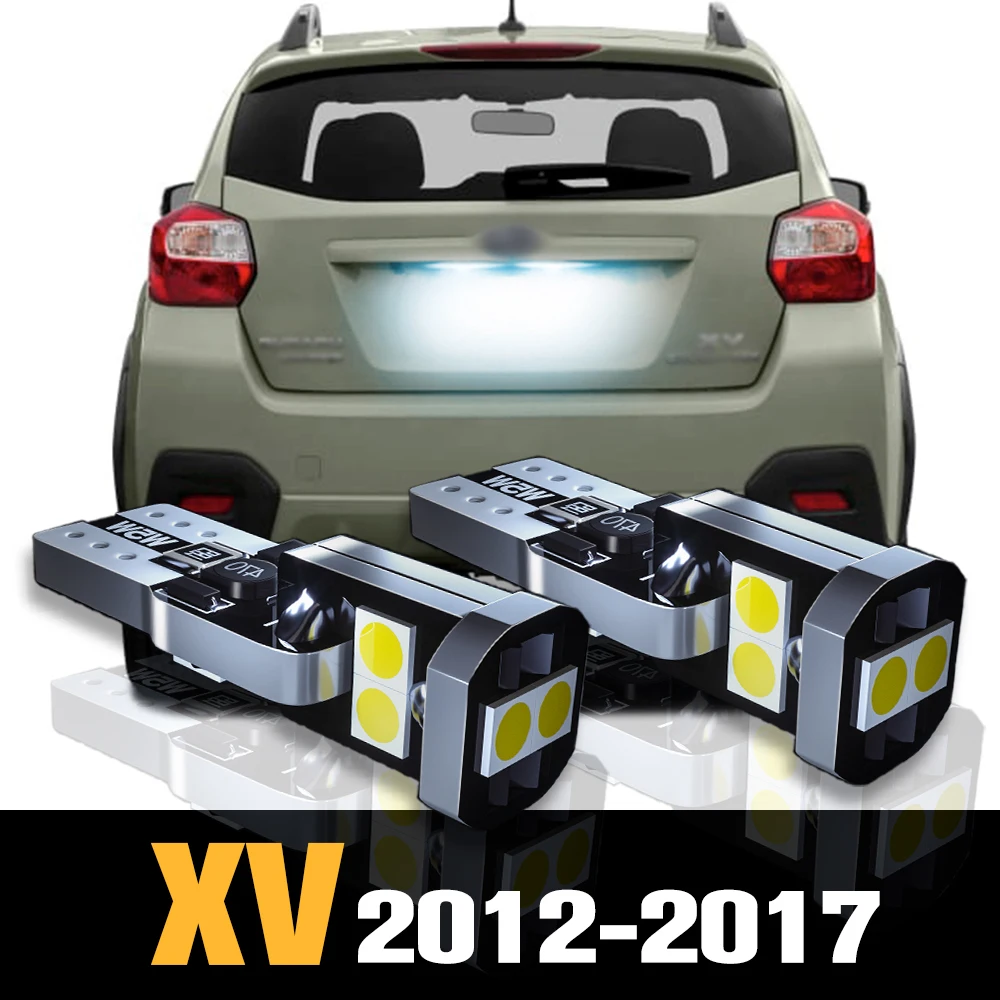 

2pcs Canbus LED License Plate Light Lamp Accessories For Subaru XV 2012 2013 2014 2015 2016 2017