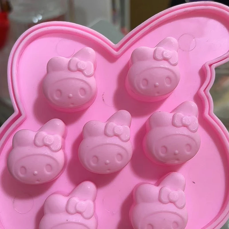 Kawaii Cinnamoroll Mini Ice Cube Mold Cute Pink Cute Harajuku Melody Ice Making Mold Ice Cube Box Birthday Gift