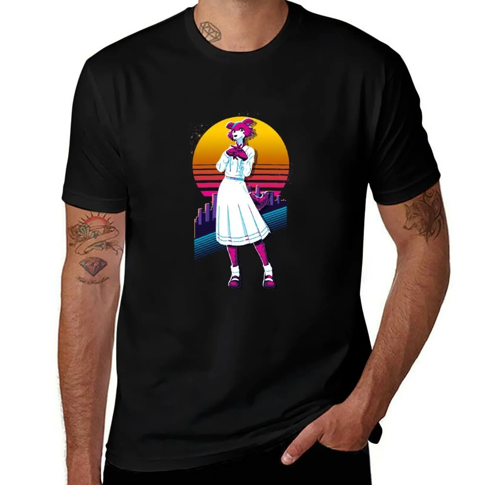 

Juno - Beastars *80s retro* T-Shirt kawaii clothes graphic t shirts summer tops vintage anime shirt mens t shirts top quality
