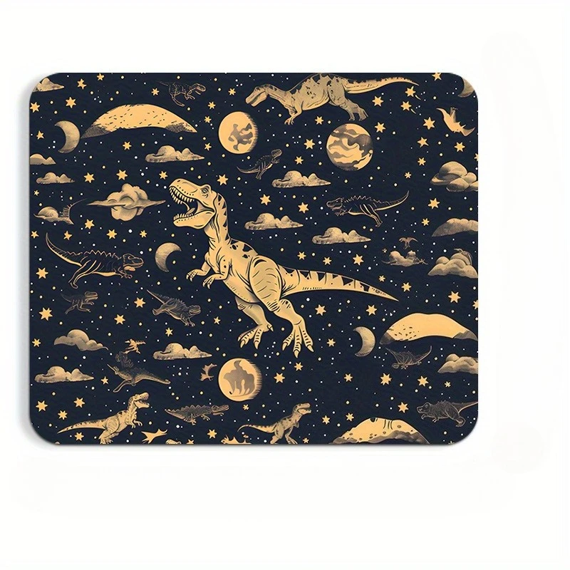 Dinosaur print mouse pad non-slip rubber durable washable High quality computer accessories for gamers and office HD printing