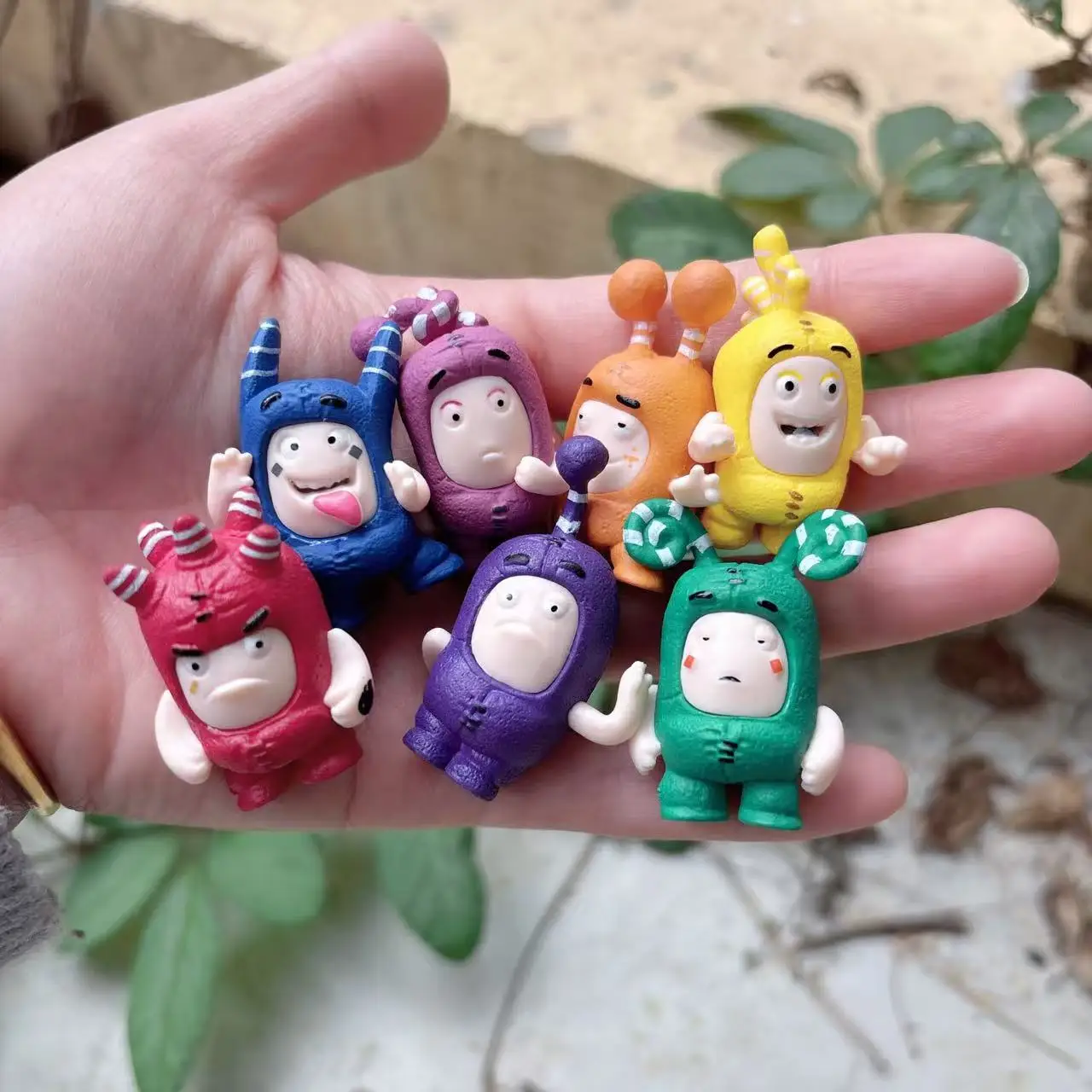 

Original Oddbods Whole 7pcs/Set with Original Code On Back Limited Collection Toys Cute Anime Action Figures Kids Best Gift