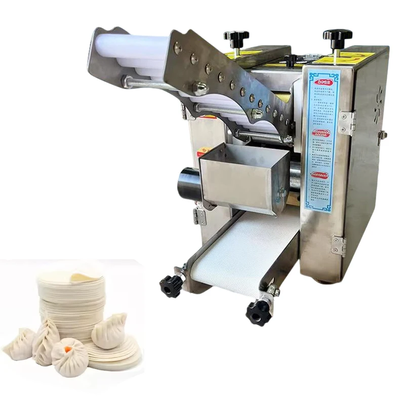 

Commercial High Efficiency Tabletop 50-150mm Round Stainless Steel Automatic Dumpling Dough Skin Maker Machine