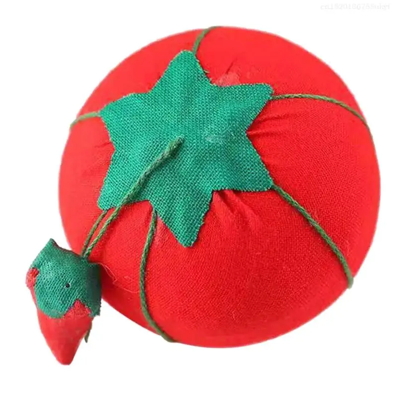 1Pc Tomato Shaped Needle Pin Cushion DIY Handcraft Tool for Cross Stitch Sewing Embroidery Pin Pillow Holder F1FB