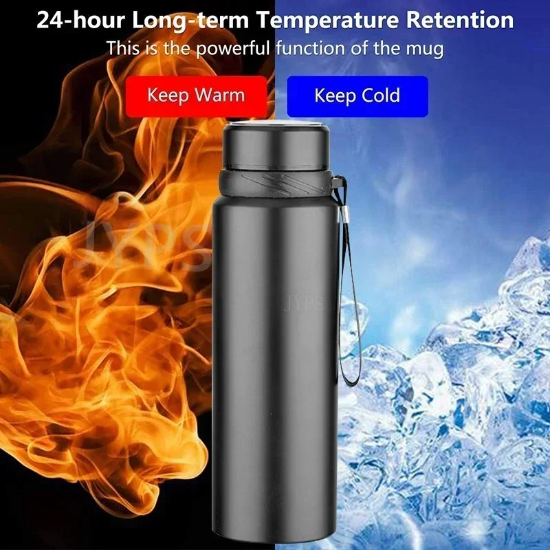 

1L Thermal Water Bottle Keep Cold and Hot Water Bottle Thermos for Water Tea Coffee Vacuum Flasks Stainless Steel Thermos Bottle