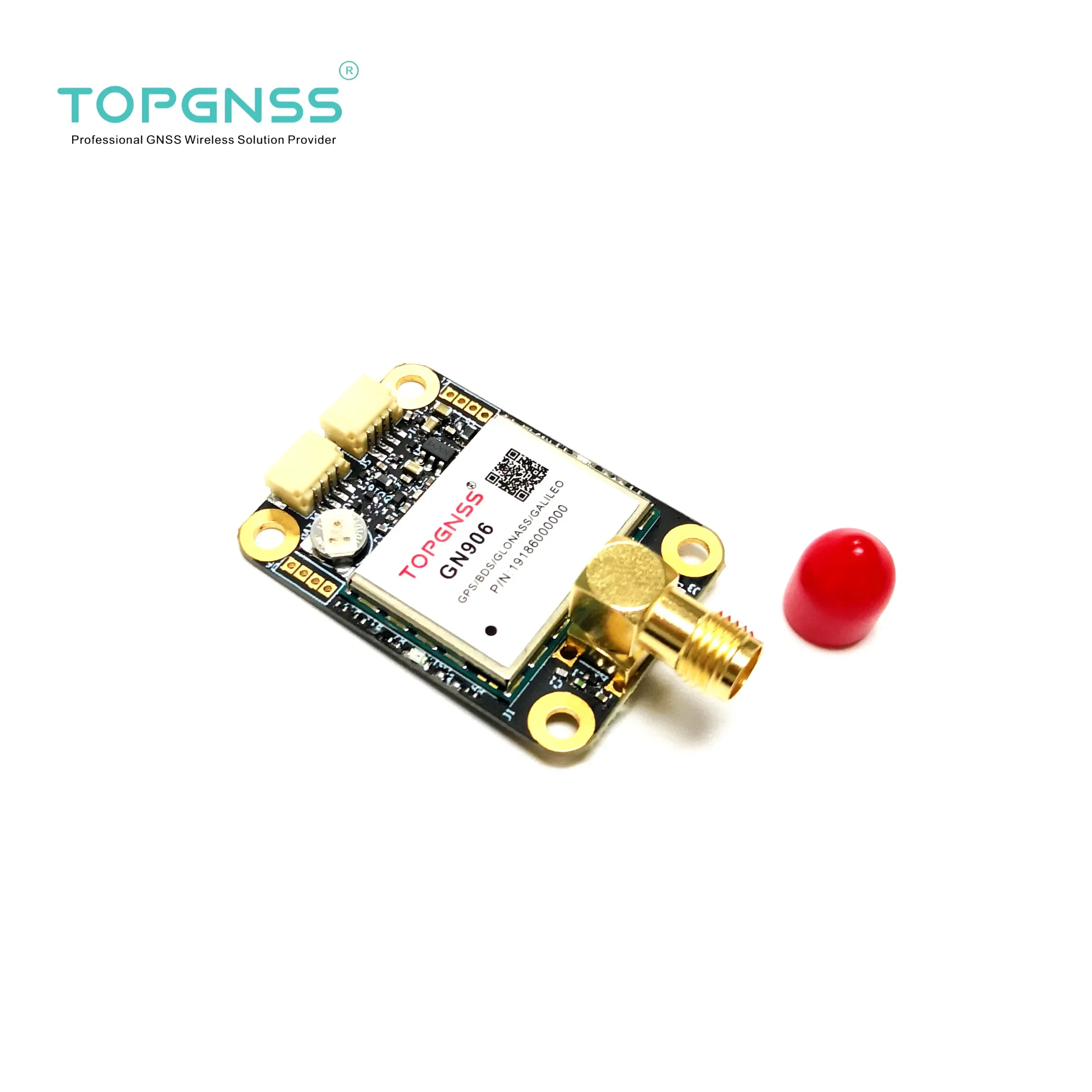 Designed with the ZED-F9P F9 module, the RTK high-precision GNSS receiver can be used as a base station and rove TOPGNSS TOP3509
