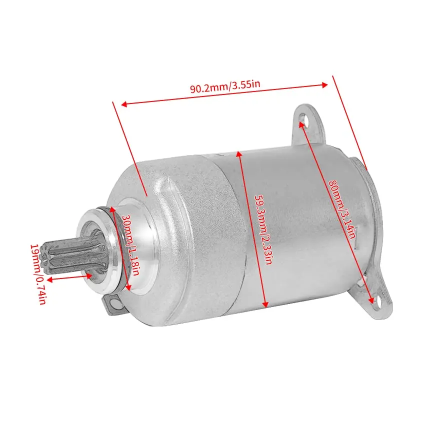 Starter Motor for OEM：31200-KUDU-C00 31210-GFY6-200 31210-KEBE-900 for Kymco Super 8 125 4T Euro III for Kymco Agility City 125