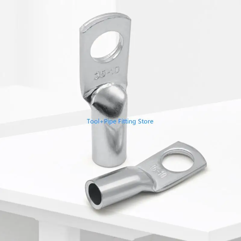 F92B 10Pcs Cold Pressed Coppers Terminals End Lugs Connector Crimps Terminals for Electrical Engineering