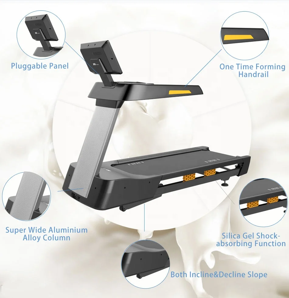Fitness Wholesale Commercial Treadmill High Quality Treadmill Gym Treadmill Professional Wit Touch Screen