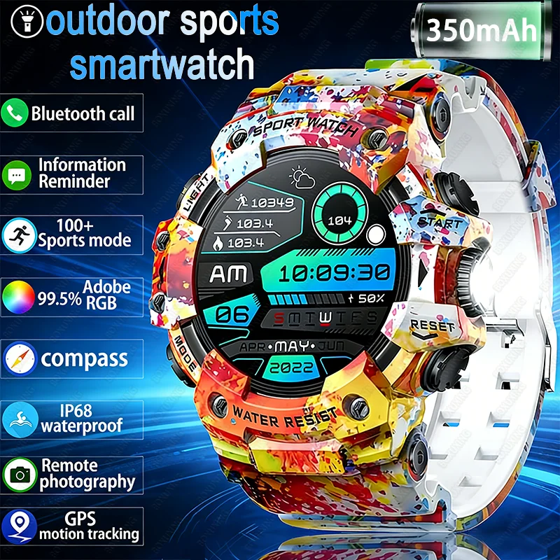 New military in the open air, sport is a smart watch, and Blutooth men call a fitting heart rate