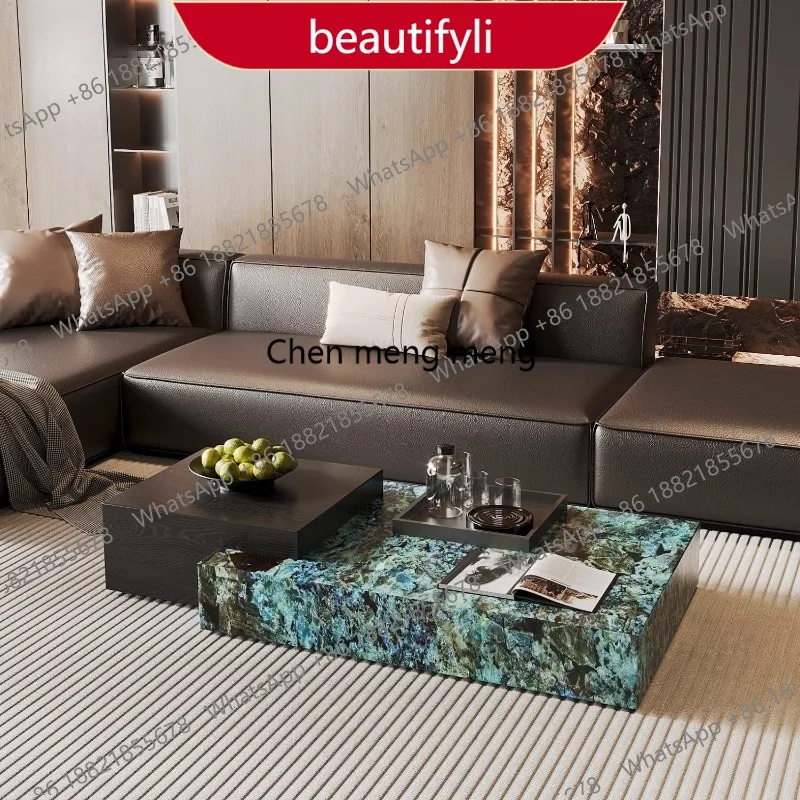 

Кофейный столик M45 в простом дизайне, роскошный, уникальный, гламурный, итальянский, из массива дерева, для гостиной, мебель и аксессуары