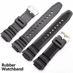 Strap For AE-1500 AE-1500wh AE-1500WHX Silicone Watch Bracelet Pure Color Durable Scratch Resistant Watchband Accessories
