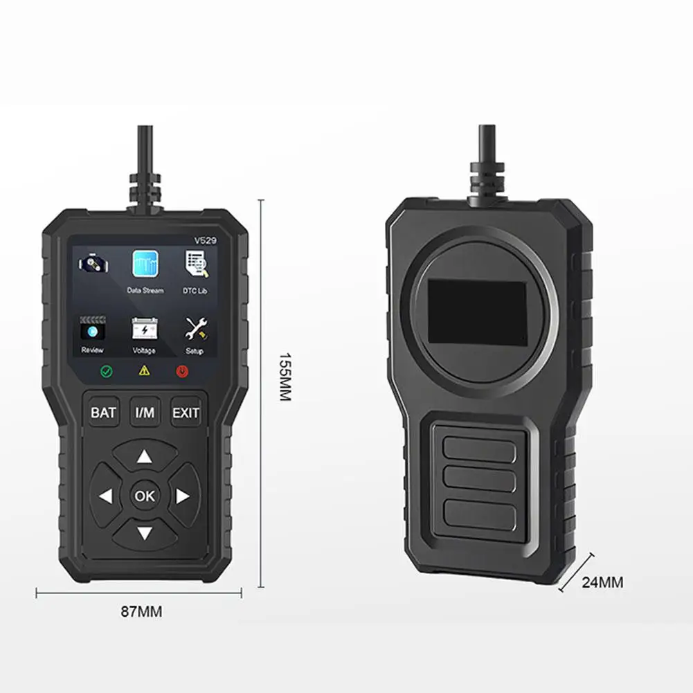 أداة تشخيص السيارة محرك السيارة قارئ رمز الخطأ أداة تشخيصية الماسح الضوئي obd المهنية يدعم 10 لغات