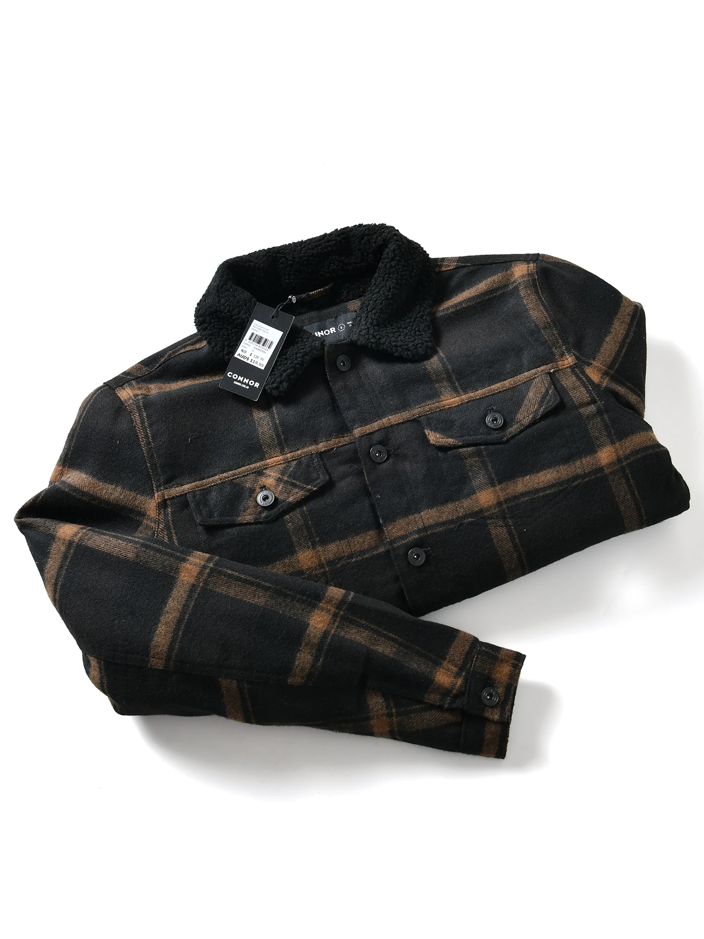 

Men's Plaid Flannel Shirt Jacket Outdoor Casual Warmth Thickened Autumn Winter Fashionable Men's Clothing Standard Fit Long S...