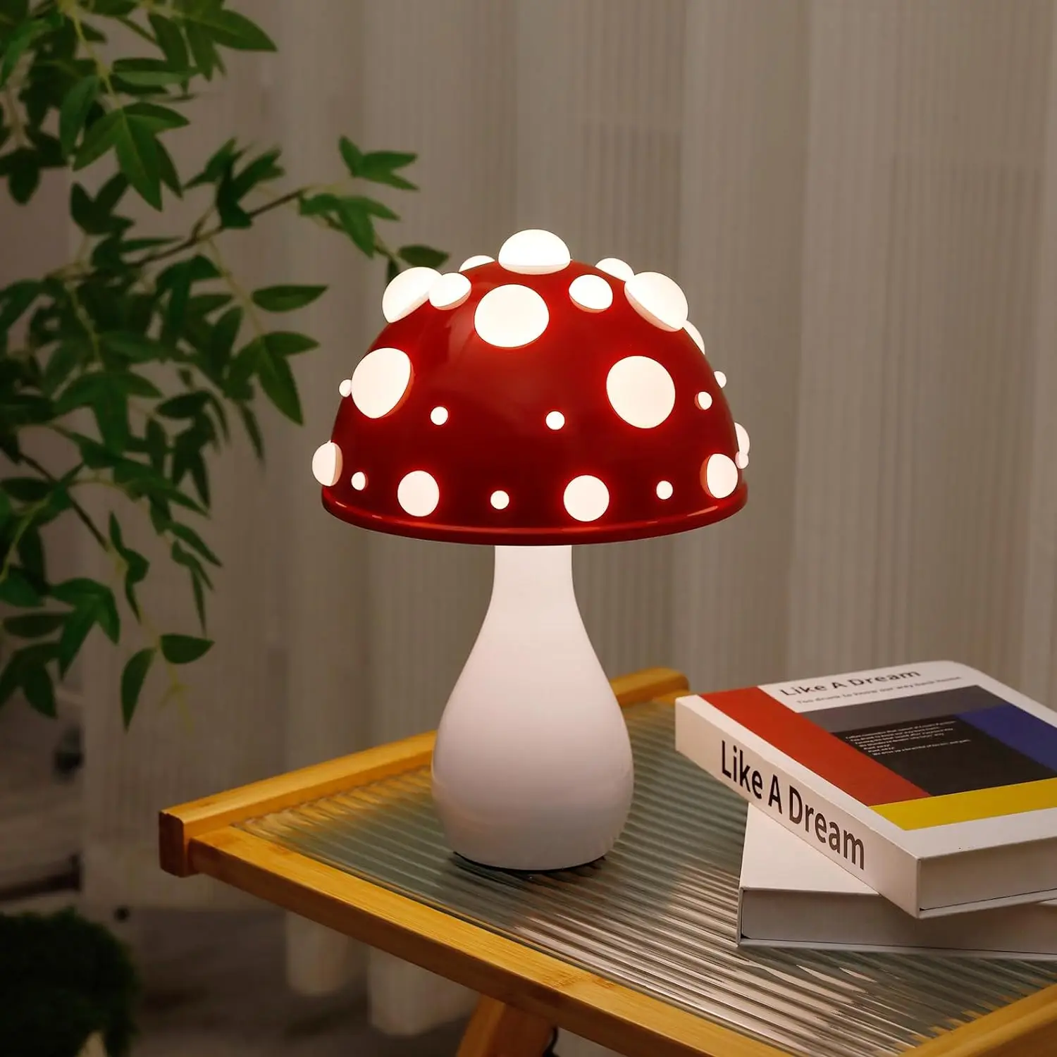 mushroom table lamp para nursery room bonito arte abstrata natureza inspirada decoracao nightlight adoravel lighting shades 01