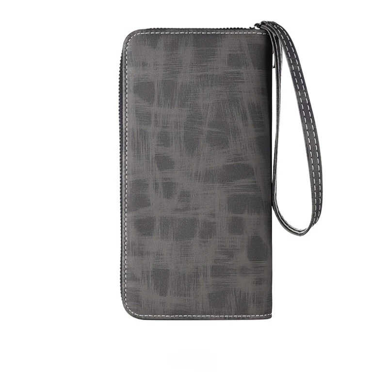 محافظ رجالية مع فتحات بطاقات متعددة ، سعة كبيرة ، أغراض تجارية ، محافظ للرجال ، الموضة