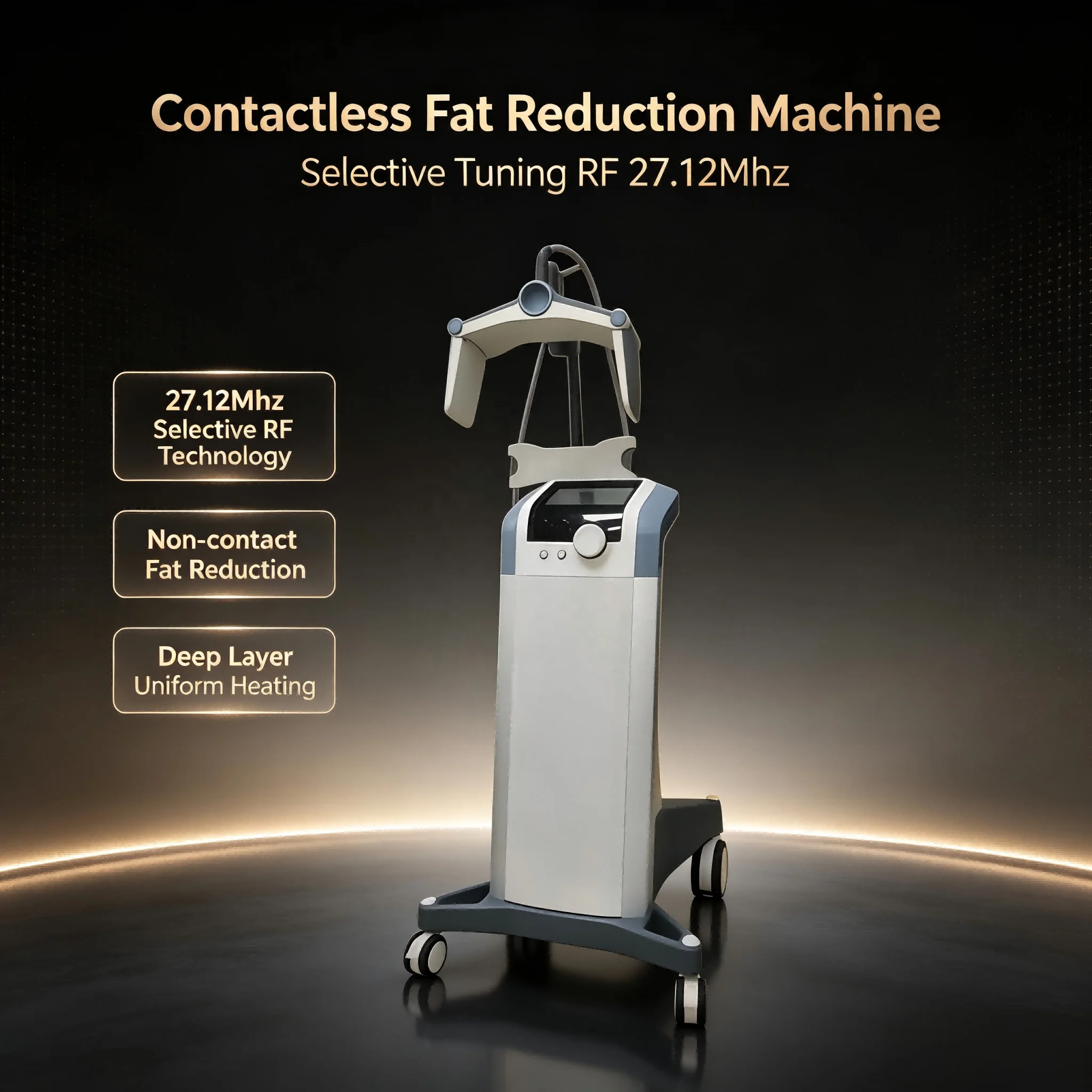 No Downtime Body Contouring 27.12Mhz Selective SCRF Deep Layer Uniform Heating Technology Non-contact Fat Reduction