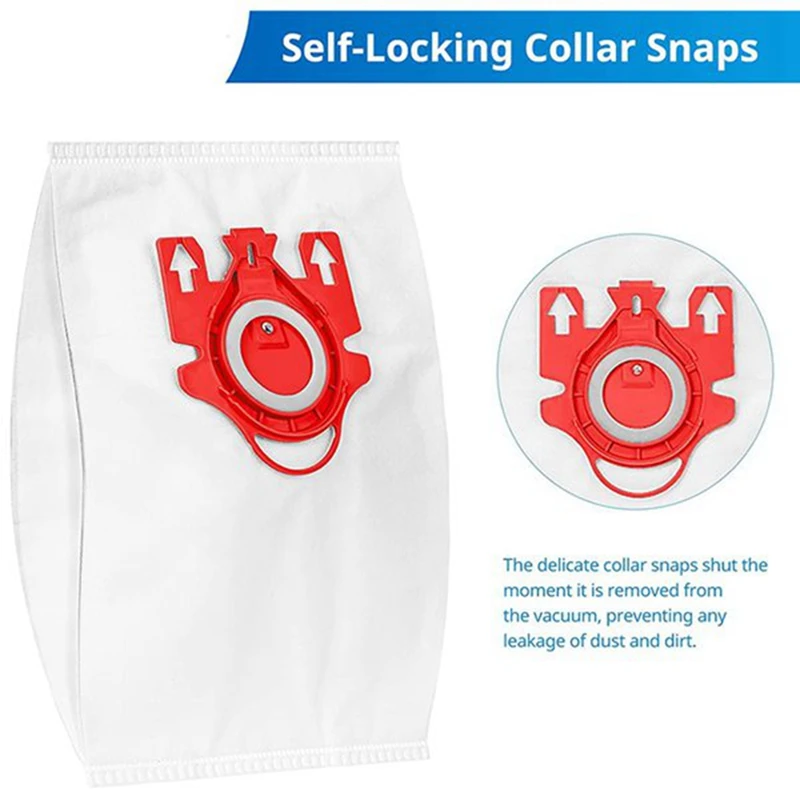 Sacos De Vácuo Acessórios para FJM Airclean, 3D Eficiência Sacos De Poeira, FJ Série Aspirador, 24 PCs