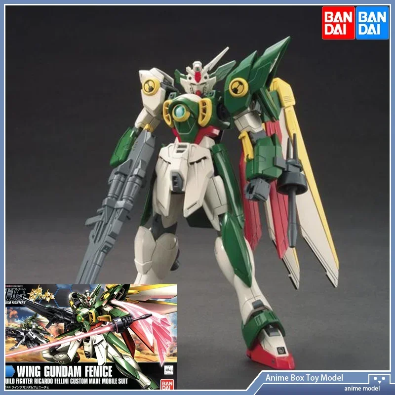 Gundam Bandai HGBF 006 1/144 Build Fighters WING GUNDAM FENICE TV Action Assembly Model Mech Original Product