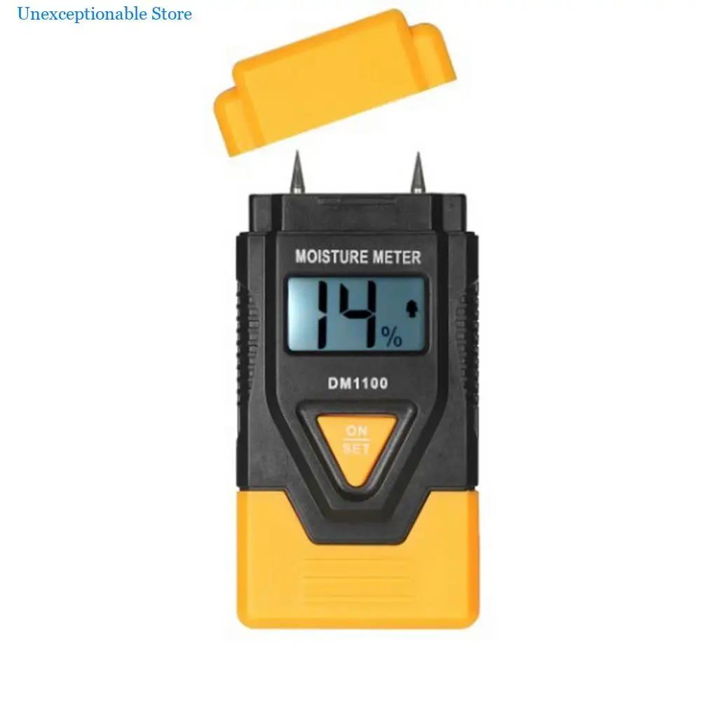 Miernik wilgotności drewna detektor wilgotności do ścian 3 w 1 cyfrowy Tester szczelności wody z 2 precyzyjnymi igłami do pomiaru drewna