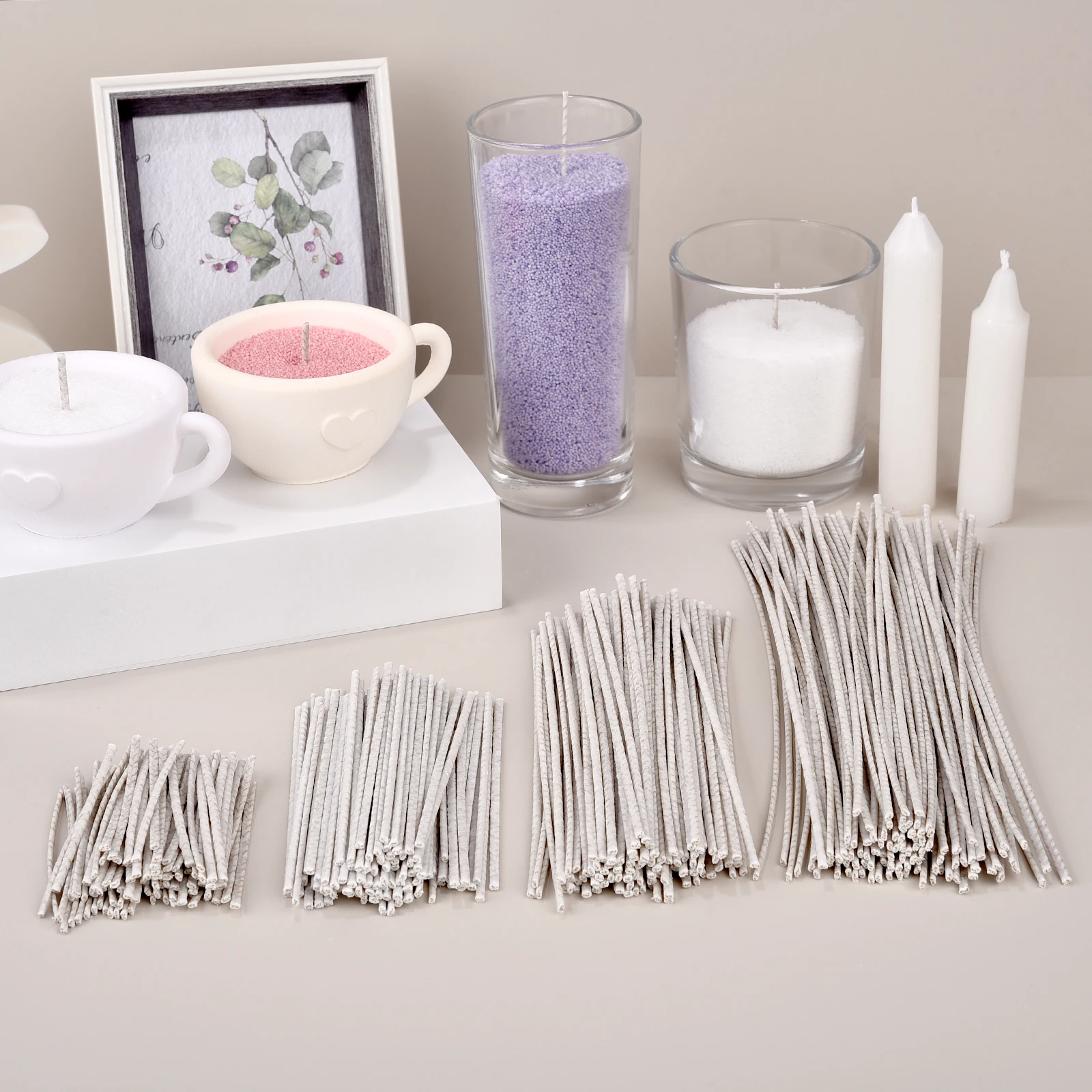 100 قطعة 6/10/15/20 سنتيمتر مش - مراجعة Candle Making Wicks وسعره