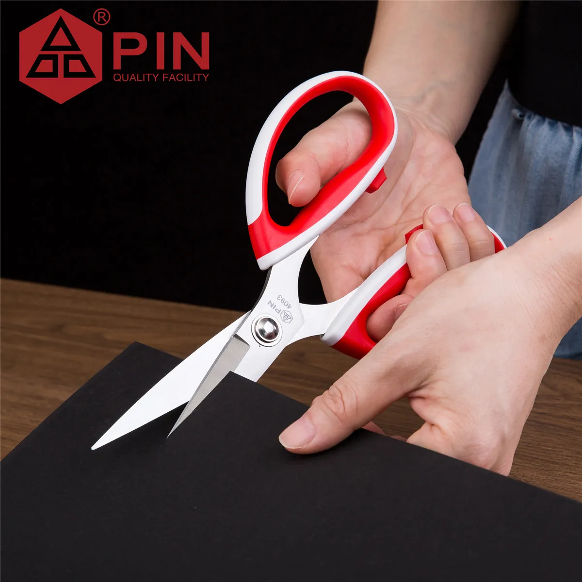 Scissors All Purpose Ultra Sharp Scissors High Carbon Steel 4-Stage Comfort Grip Scissors 6.7-8.9