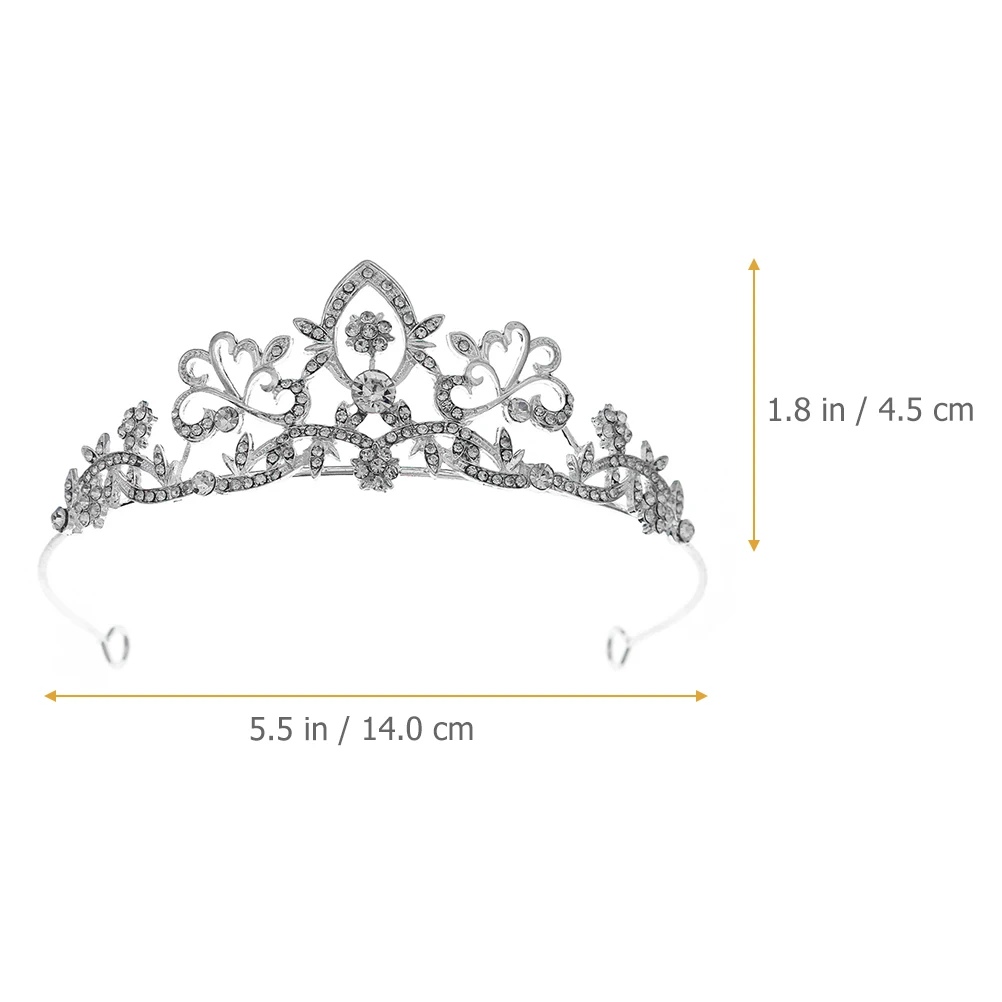 

Vintage Headgear Crown Headpiece Wedding Headpieces for Bride Bridal Hair Accessories