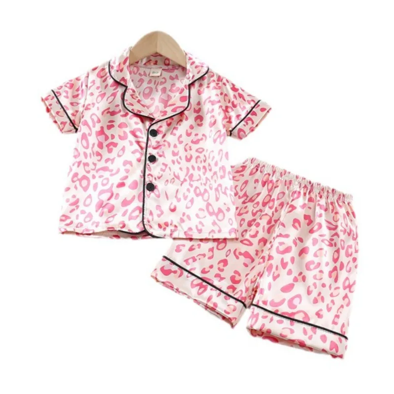 New Summer Baby Clothes Suit Children Boys Sleepwear Shirt Shorts 2Pcs/Sets Kids Girls Pajamas Toddler Costume Infant Tracksuits