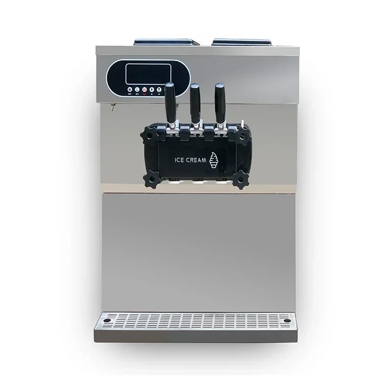 

#For Fully automatic softy ice cream machine 3 flavors ice cream machine for sale softy machine with air pump