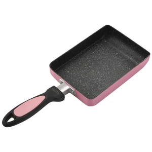 Tamagoyaki Pan Japanese Pan, non -stick square coating egg Pan to make omelets or crepes (pink) 10 Main Sales Pink Pin - №9