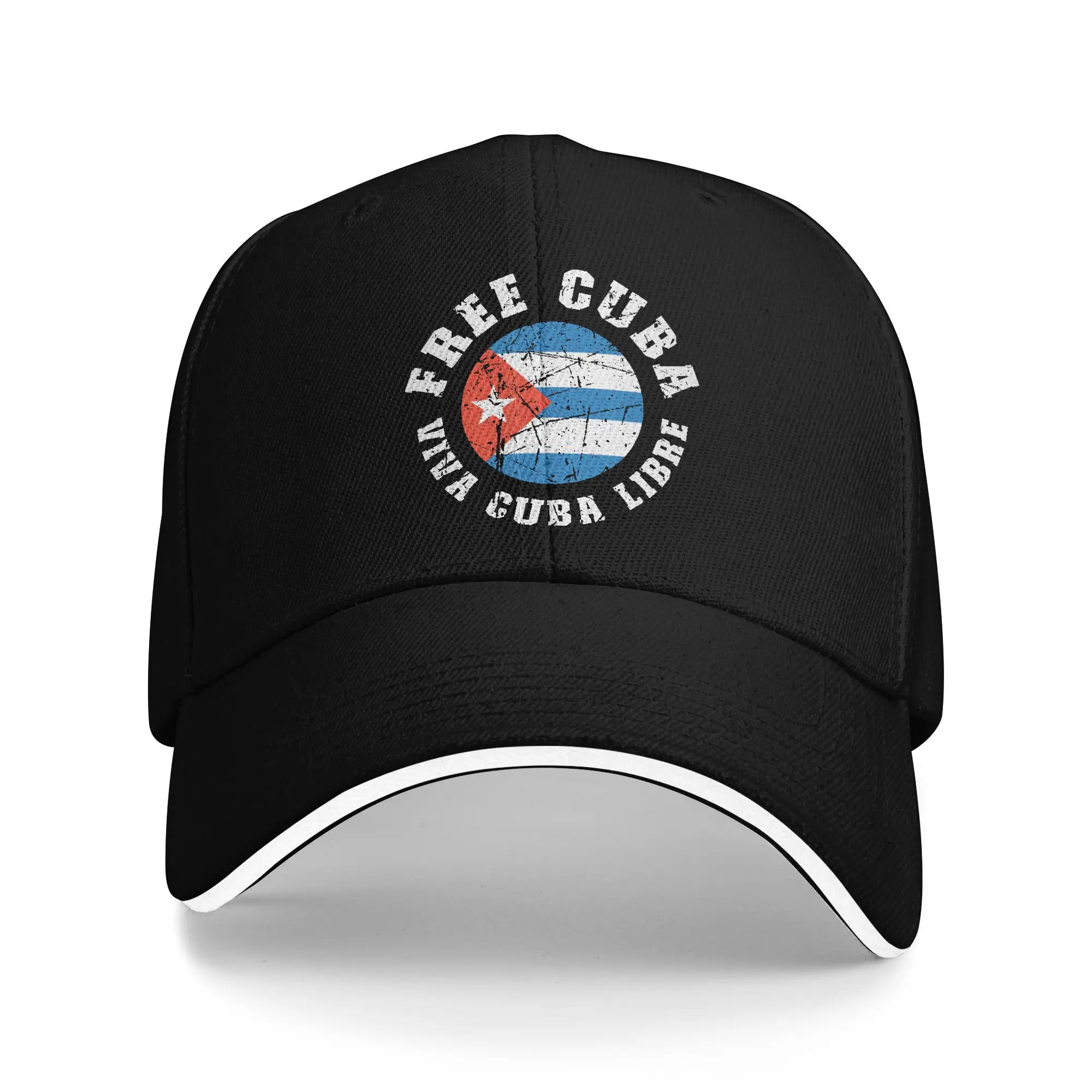 Spring Free Cuba Viva Cuba Libre  Baseball Cap  Kpop Rock Fashion Design Sun Trucker Hat Women Men Wholesale Snapback Cap