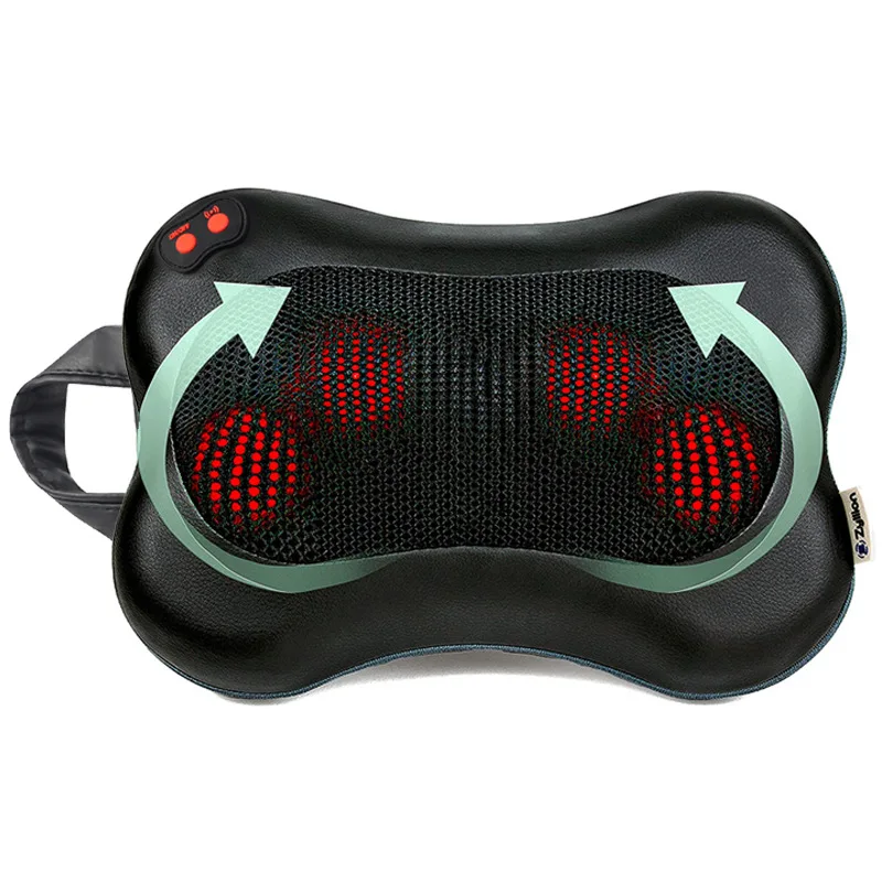 

Cross-border Multifunctional Massage Pillow Waist Massager Home Cervical Massager Car Electric Headrest Factory Wholesale